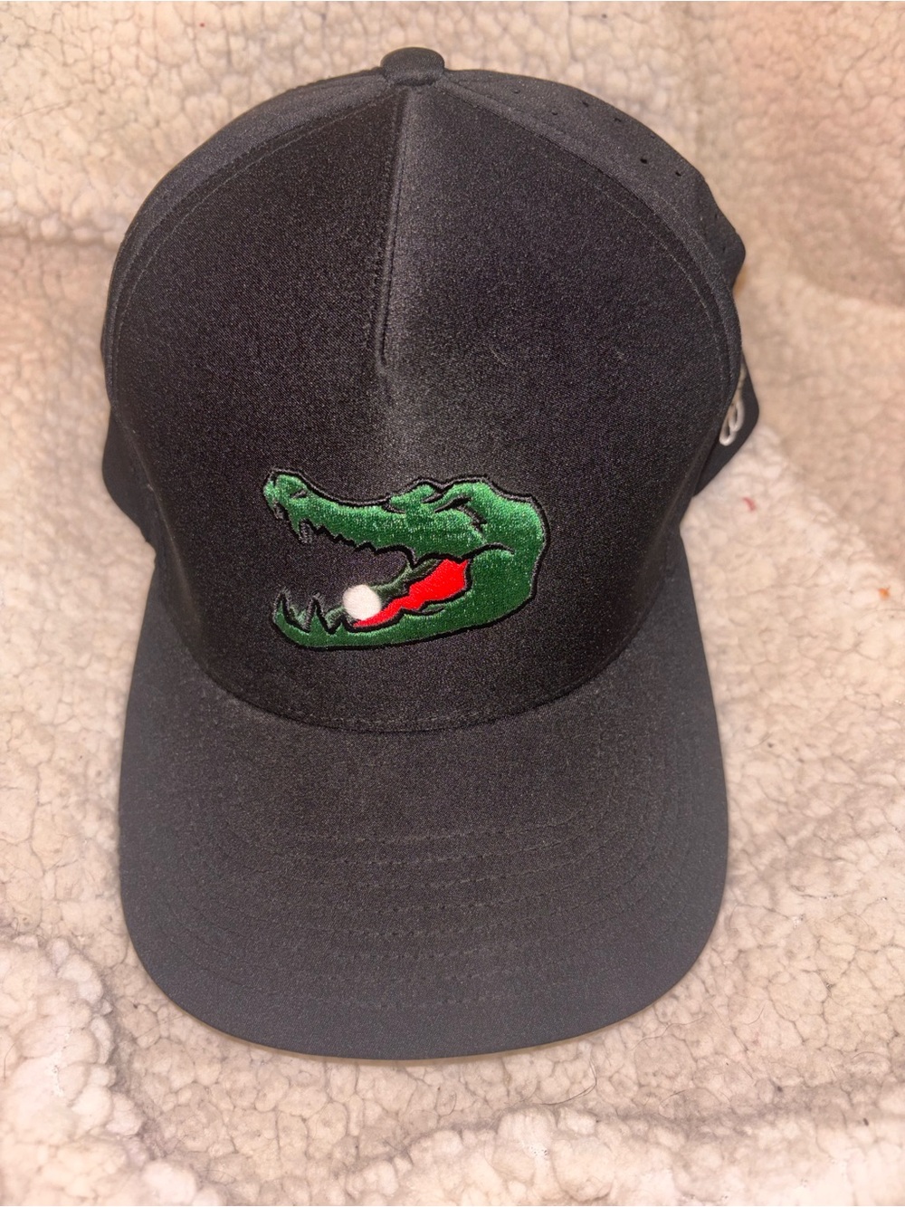 Waggle Golf Chubbs Happy Gilmore Gator Black Snapback Hat
